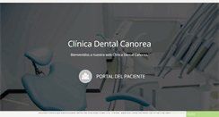 Desktop Screenshot of clinicadentalcanorea.com