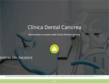 Tablet Screenshot of clinicadentalcanorea.com